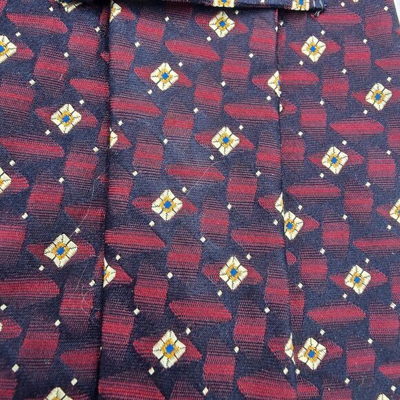 Studio By Fumagallis Tie Necktie Silk Printed in Italy Made USA L57” x W4” Suit - Picture 5 of 6